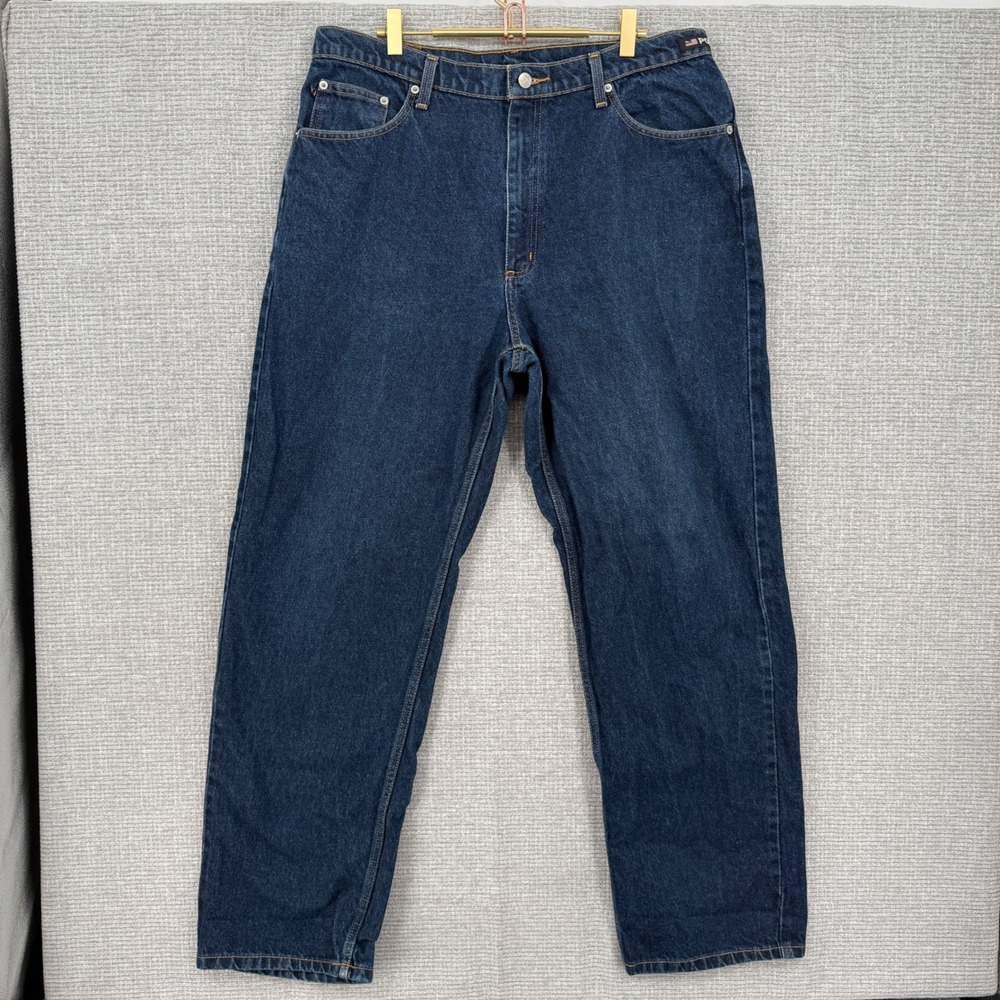 Polo Jeans Company RL Men's 36x34‎ 67 Loose Fit Dark Wash Denim Jeans